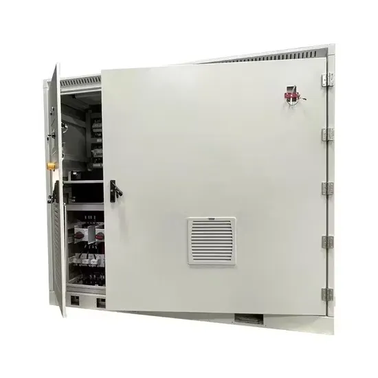 Off-grid solar energy storage cabinet for construction sites